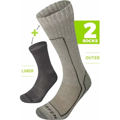 Merino wollen sokken Lorpen System Eco (x2)