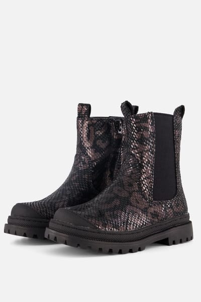 Shoesme New Tank Chelsea boots zwart Leer - Dames - Maat 23