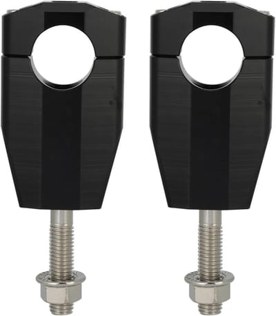 Stuur Riser Mount - Bar Klem - Comfortabel Rijden - Verstelbare Hoogte - 6061-T6 Aluminium - Zwart