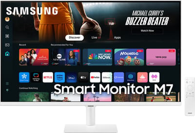 Samsung Smart LS32DM703UUXEN - 4K Smart Monitor - Apple AirPlay - Tizen - Wi-Fi - Bluetooth - 32 Inch