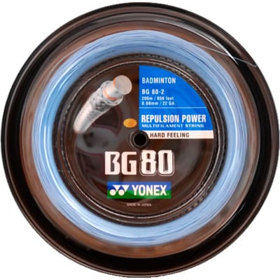Yonex BG 80 Reel 200m Sky Blue