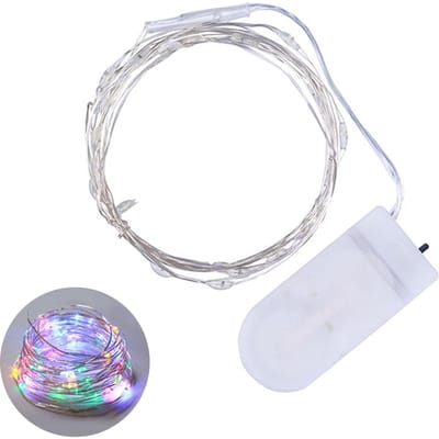 2 Meter 20 LEDS Fairy String Light Draaibaar Buigbaar Opvouwbaar Decoratielamp IP65 Water 1 meter 10LEDs