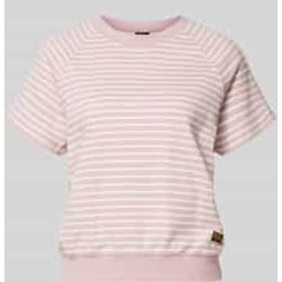 Relaxed fit T-shirt van Katoenmix met Labelpatch