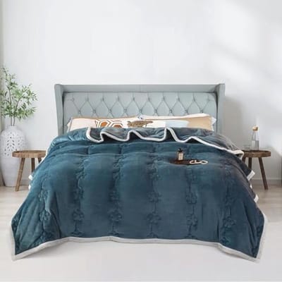 Fluffy Fleece Deken voor Slaapbanken en Fauteuils - 200 x 230 cm, Dikke en Zachte Pluche Dekens voor Winter en Herfst