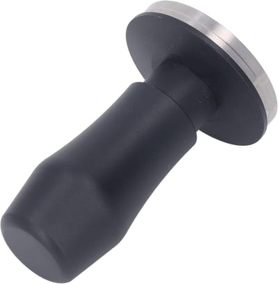 Koffiestamper - Koffie Drukker - Espresso Bereiding - Gekalibreerde Druk - 58mm Diameter - Zilver