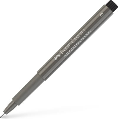 Faber-Castell - Pitt Artist Pen fineliner S - lijnbreedte 0,3mm - 273 warmgrijs VI - FC-167073