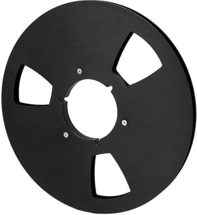 Dailygoods- Geluidstape Lege Haspel 1/4 10,5 Inch - Professionele Opnamespoel - 3 Gaten Ontwerp - Roestvrij Stalen Schroeven - Voor Tapespeler - Geschikt voor Open Reeldek