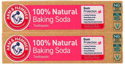 Arm & Hammer Tandpasta 100% Natural Gum Protection - 2 x 75 ml - Voordeelverpakking