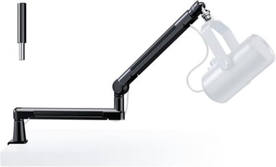 Microfoon Arm - Boom Arm - Opname Studio - Volledig Metaal - 3 Lbs Capaciteit - Zwart