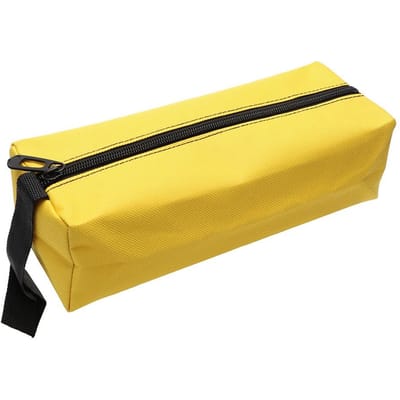 Sac de rangement multifonction Oxford pour vis, clous, forets, pièces métalliques, organisateur étanche, outils, emballage, sac à outils jaune