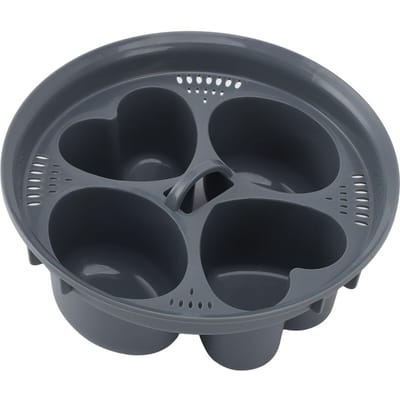 Insert Pocheuse à Œufs Multifonctionnel PP Moules à Vapeur pour Œufs Accessoire Outil de Cuisine pour Thermomix TM5