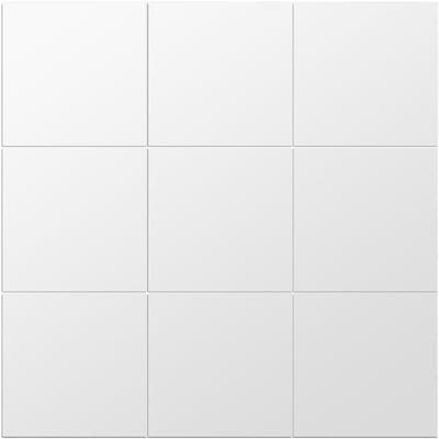 Decoratieve Spiegelstickers met Spiegel Effect - Verwijderbare Zilveren Vierkante Stickers voor Badkamer, Woonkamer en Slaapkamer - 60 x 60 cm (16 Stuks)