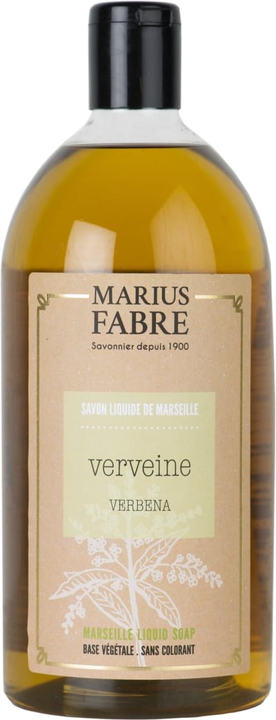 Marius Fabre - Handzeep - Verbena - 1 Liter - Marseille Zeep - Navulling - Vloeibaar - Savon de Marseille - Verveine