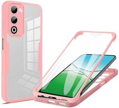 Hoesje geschikt voor Oppo A5/A5m - Techsuit ColorVerse 360 Case met Screenprotector - Roze