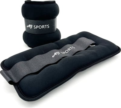 AJ-Sports Enkel en Pols Gewichten 2 x 0,5kg - Gewichten - Enkelgewichten - Polsgewichten - Verstelbaar - Krachttraining - Fitness