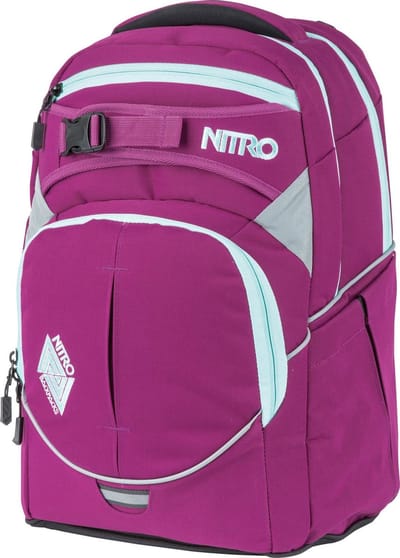 NITRO Schoolrugzak Rugzak Daypacker Collection Superhero Backpack 30L Grateful Pink Roze