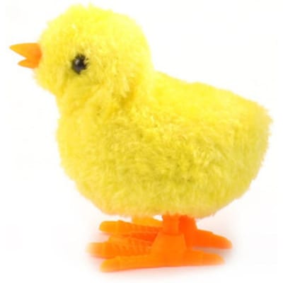 Schattig Plastic Paas Rennen Kuiken Geel Blauw Wit Roze Springende Dieren Simulatie
