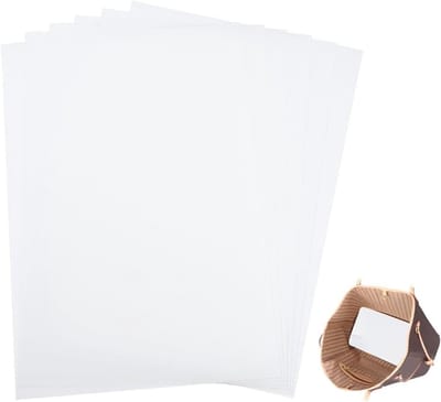 Set van 6 plastic bodems voor tassen, rechthoekige rugzakinzet, stabilisator met transparante bodem voor handwerk en knutselprojecten