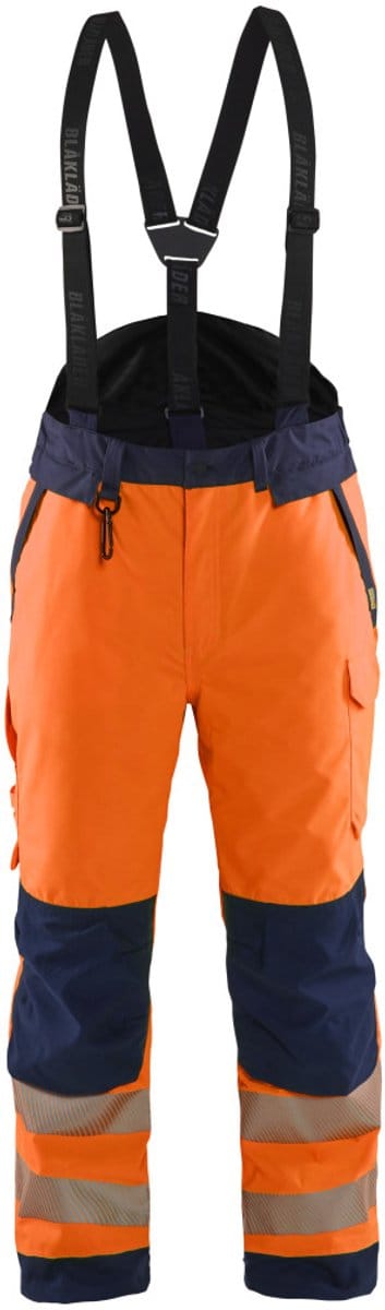Blaklader 1875-1977 Winterwerkbroek High Vis - High Vis Oranje/Marineblauw - 4XL