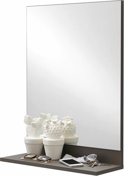 Outletaanbieding Spiegel Georgia Zandeiken Georgia Lava - Zandeiken - Rechthoek - Breedte 50 cm - Hoogte 67 cm - Diepte 18.5 cm