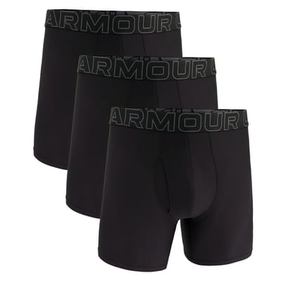 Under Armour Boxershorts UA PERFORMANCE TECH MESH -SOLID 6 IN 3PK Set van 3