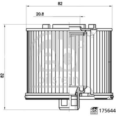 Brandstoffilter FEBI BILSTEIN 175644
