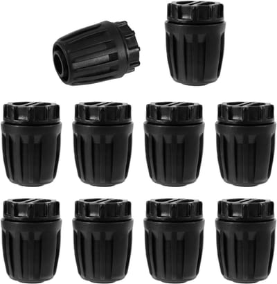 10 Stuks 1/2 Inch Drip Irrigation Einddoppen - Anti-Druppel Serrated Lock Nut Plug voor 16mm Tuinslang Verbindingen en Besproeiingssystemen