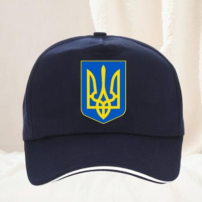Femmes Hommes Tryzub Ukrainien Ukraine Chapeau d'extérieur Printemps Casquette de camionneur Nouvelle Casquette de baseball Visière Chapeaux Adjustable blue