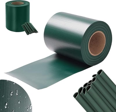 Zichtwerende stroken - Privacy folie hek - Inkijkbescherming tuin - Weerbestendig PVC - 140m x 19cm - Groen