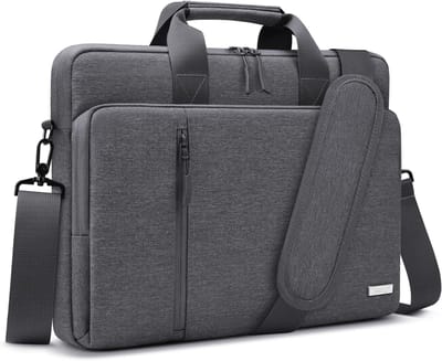 Laptop tas met 360 graden bescherming, schoudertas, handtas en laptoptas voor veilig vervoer