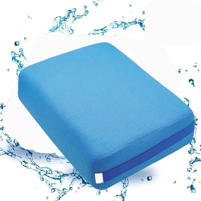 Verhoog je comfort met een gewogen spa booster seat kussen, antislip microdot onderkant, 3D luchtmesh en wasbaar ontwerp voor binnen en buitengebruik