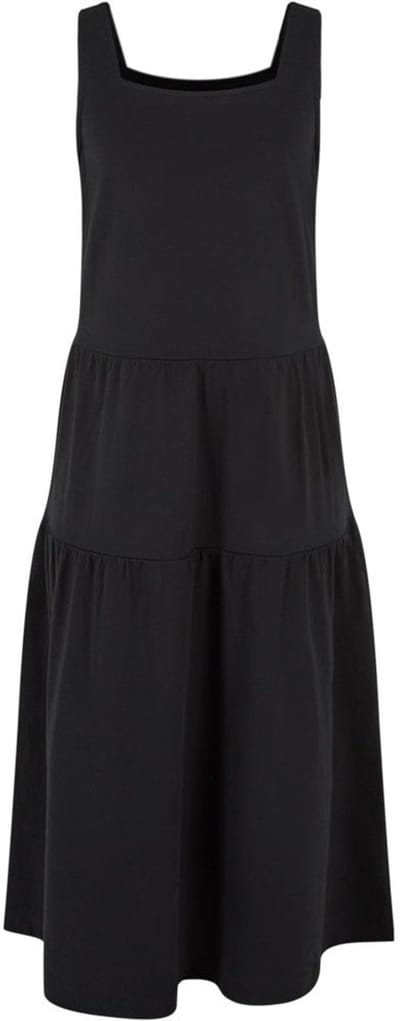 Urban Classics - 7/8 Length Valance Summer Kinder Lange jurk - Kids 110/116 - Zwart