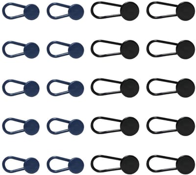 Dailygoods- Knoopverlenging 20 Stuks - Tailleverlenging - Broekverlenging - Verstelbaar - Duurzaam - Siliconen 0,59/0,7 Inch - Broekknoop