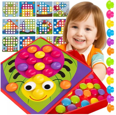 Maaleo Mozaïekpuzzel – Educatief en Creatief Spel voor Kinderen