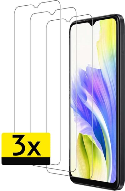 Screenprotector - Geschikt voor OPPO A38 - 3 Stuks - Extra Sterk - Beschermglas - Gehard Glas - Tempered Glass - Screen Protector
