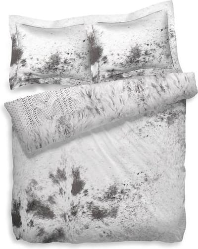 Heckett & Lane Felipe - Dekbedovertrek - Lits-jumeaux - 240x200/220 cm + 2 kussenslopen 60x70 cm - Glacier Grey