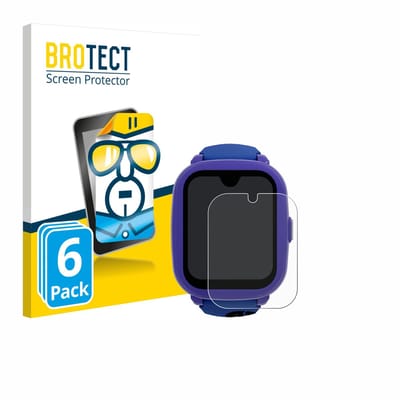 BROTECT - Screenprotector voor SaveFamily Iconic Plus 2 4G - Folie Beschermfolie transparant 6 Stuks