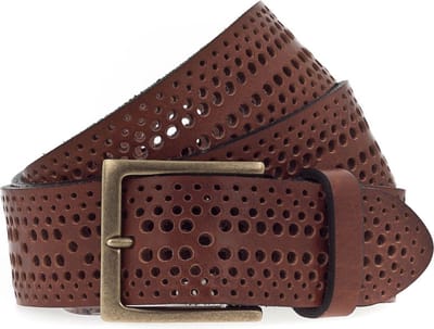 b.belt Leren riem Jed Belt W80 Mid Brown bruine
