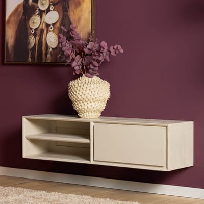 Starfurn Tv-meubel Ambiance - Zwevend - Zandkleur Hout - 120x35x30cm