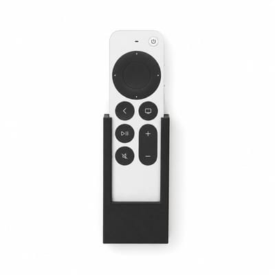 YUOM. Afstandsbediening Houder Geschikt voor Apple TV 4K (4e Generatie) – Wandhouder – Remote Houder – Wandmontage – Zwart
