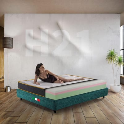 Orthopedisch Traagschuim Matras 120x200 cm met 7 Zones - Ademend & Italiaanse Kwaliteit