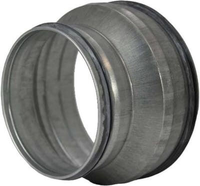 Verloopstuk van Ø 180mm - Ø 125mm voor spirobuis