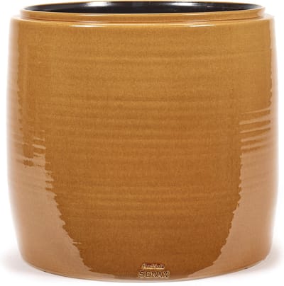 Serax - Glazed shades - Bloempot L - Bruin/Honing - 38 Ø