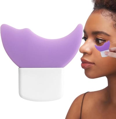 Oogpotlood Sjabloon Tool,Herbruikbare Siliconen Make-up Hulpmiddel,Oogpotlood Sjabloon Mascara Beschermer - voor Vrouwen Meisjes Thuis Reizen Feest Cosplay Evenement Fotoshoot
