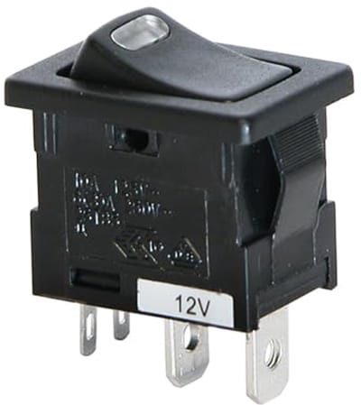 LED Schalter On/Off Rood 10A - Handige Schakelaar voor Verlichting