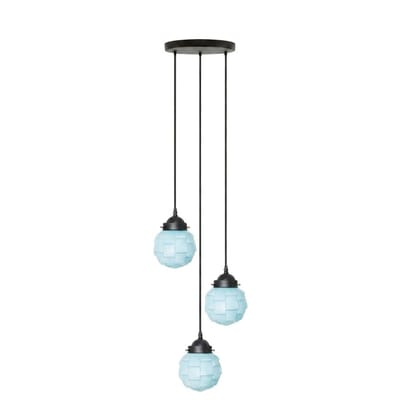 3 lichts hanglamp Bretagne Misty - Art Deco Trade