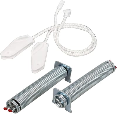 Multaparts® veren voor deurbalans vaatwasser - set a 2 stuks met touwtjes - | Geschikt voor Bosch / Siemens | Alternatief voor 00623540, 00659339, 00754866 | Kleurcodering: rood