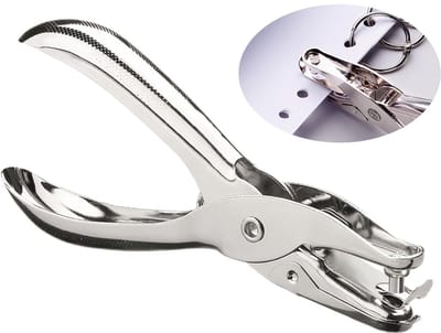 Virtubuy - Hole Pliers - Perforator - Creatief gereedschap - Zilver - Kleine gaatjespons - Ideaal voor papier en foto’s - Handmatig model