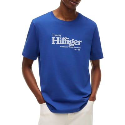 Tommy Hilfiger Nautical Chest Graphic Pigment Blue Taglia: M | Magliette basic Outlet | Uomo | Blu