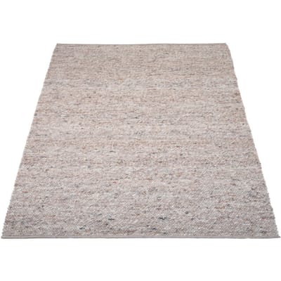 Vloerkleed Stone Donker Beige 417 - 160 x 230 cm - Wollen Design Vloerkleed in Scandinavische / Japandi Stijl